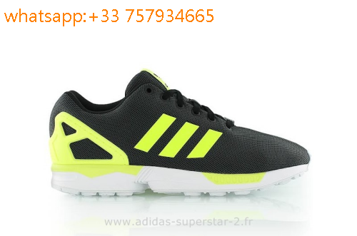 zx flux jaune fluo