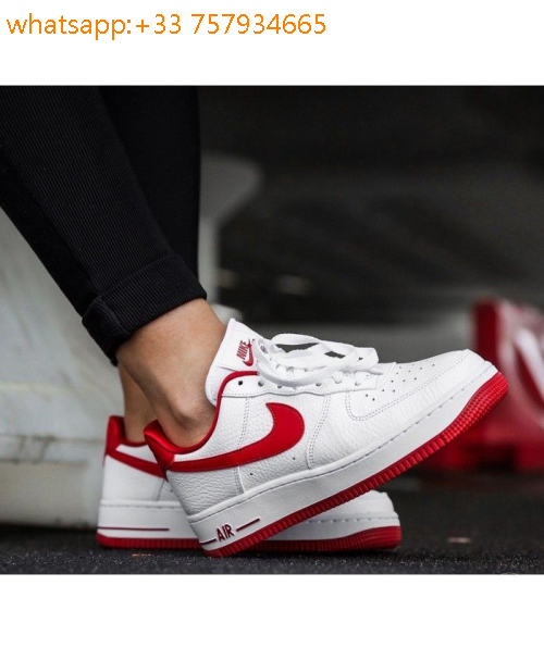 Air force 1 blanche noir et rouge Clearance