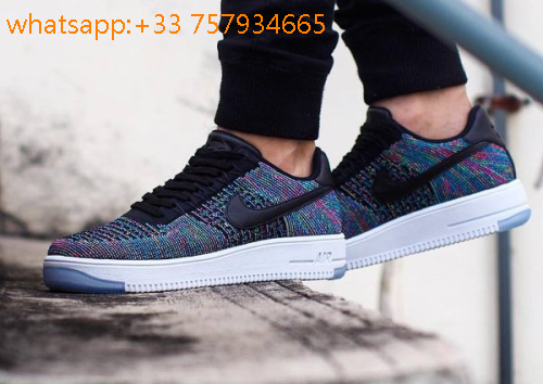 air force 1 flyknit bleu