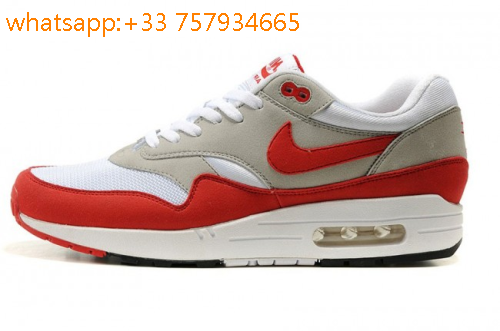 air max gris rouge