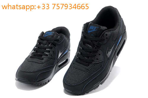 air max 90 bleu noir