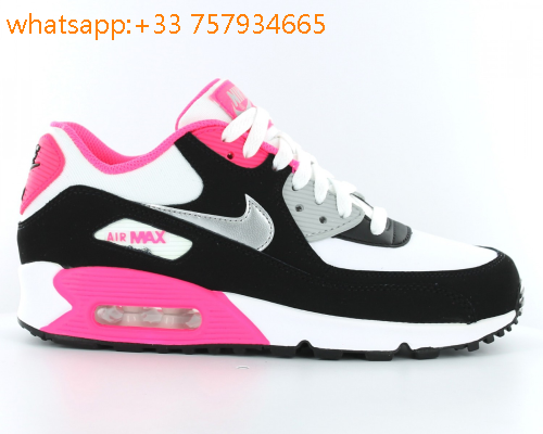 nike air max femme rose et noir