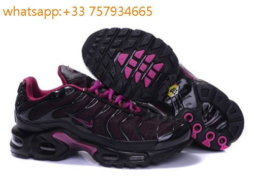 air max femme noir et rose