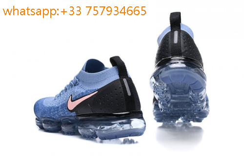 nike vapormax flyknit bleu
