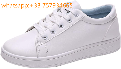 chaussures plates blanches femme