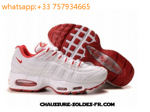 air max blanche et rouge