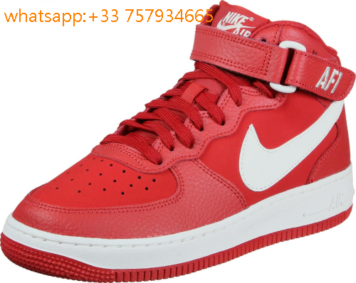 air force 1 mid rouge